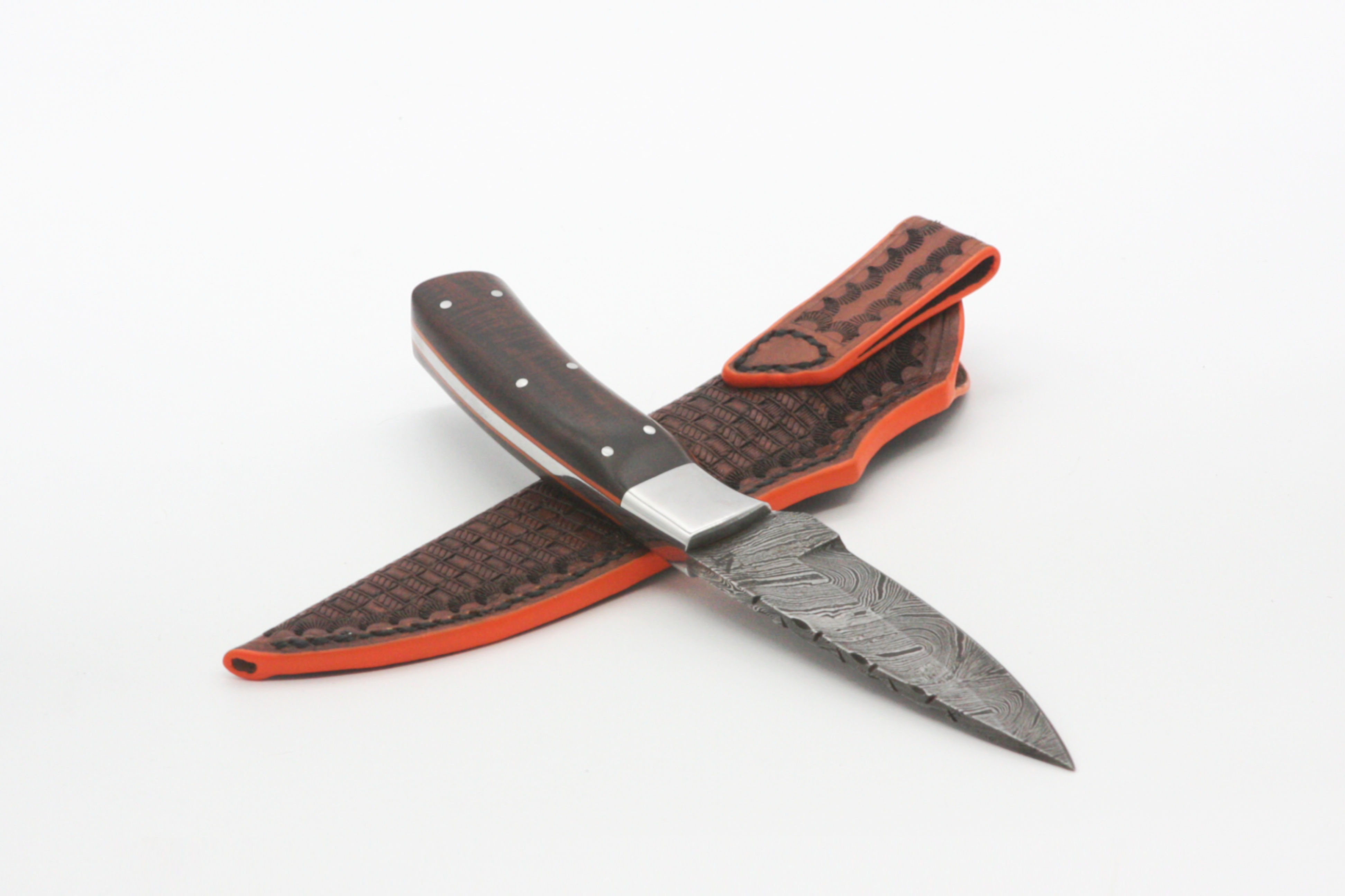 Damascus Curly Siam Rosewood Hunter