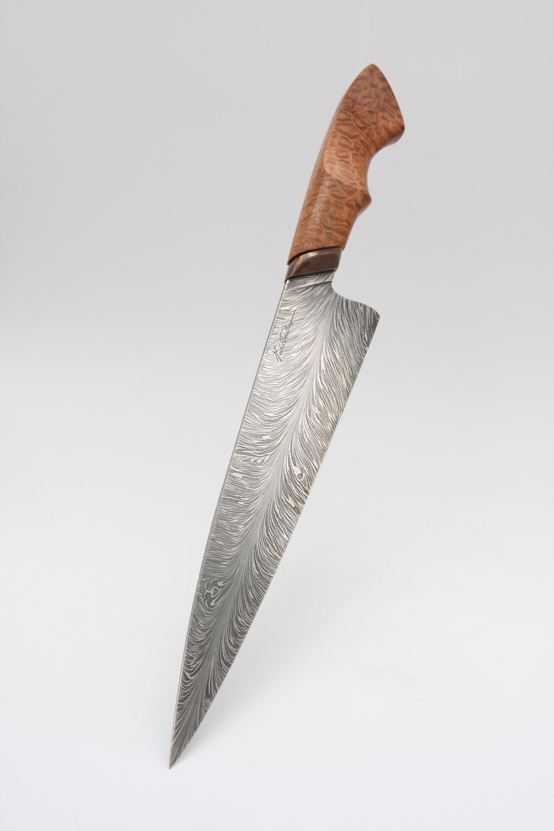 Feather Damascus Chef Knife