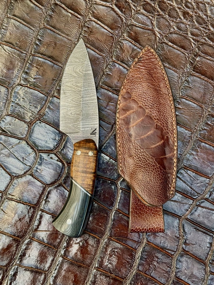 Golden Acacia & Micarta Skinner