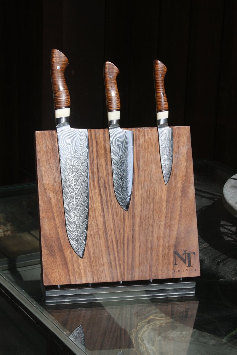 Golden Acacia & Giraffe Bone Chef Set